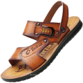 JLF05 Wholesale  Men Slippers Sandals Leather Outdoor